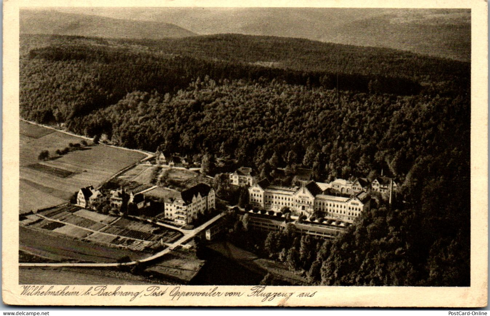 43785 - Deutschland - Backnang , Wilhelmsheim , Oppenweiler , Panorama - Gelaufen 1930 - Backnang