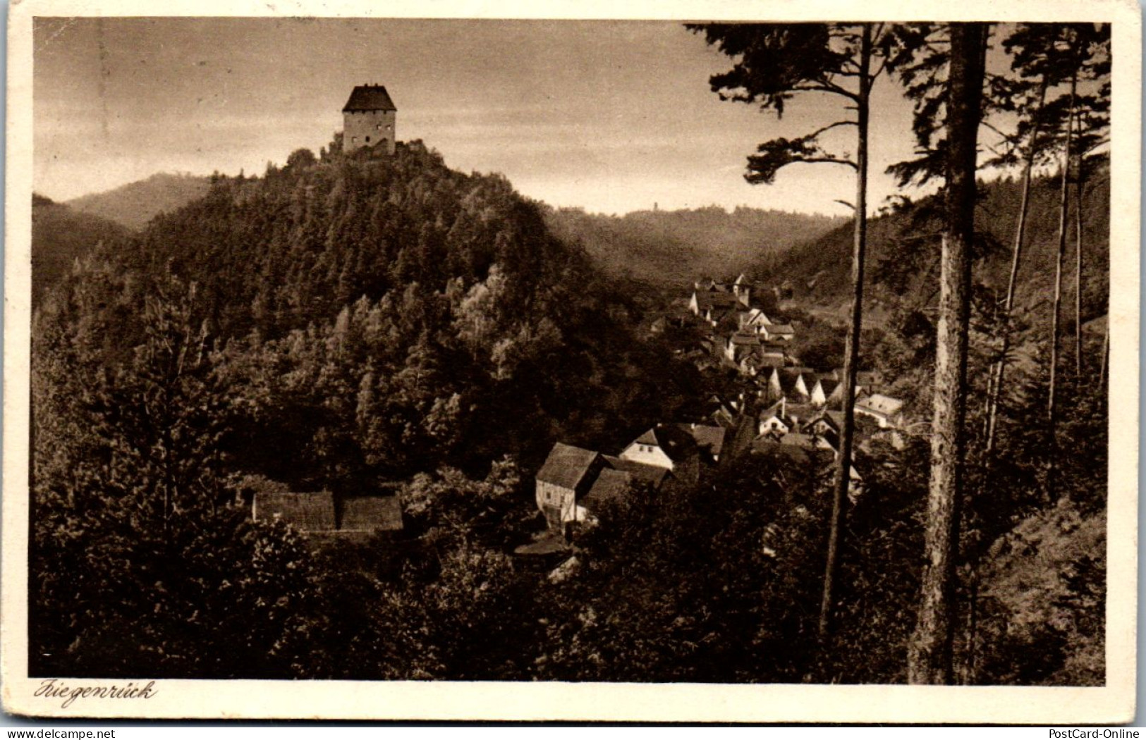 43668 - Deutschland - Ziegenrück , Oberes Saaletal - Gelaufen 1927 - Ziegenrück