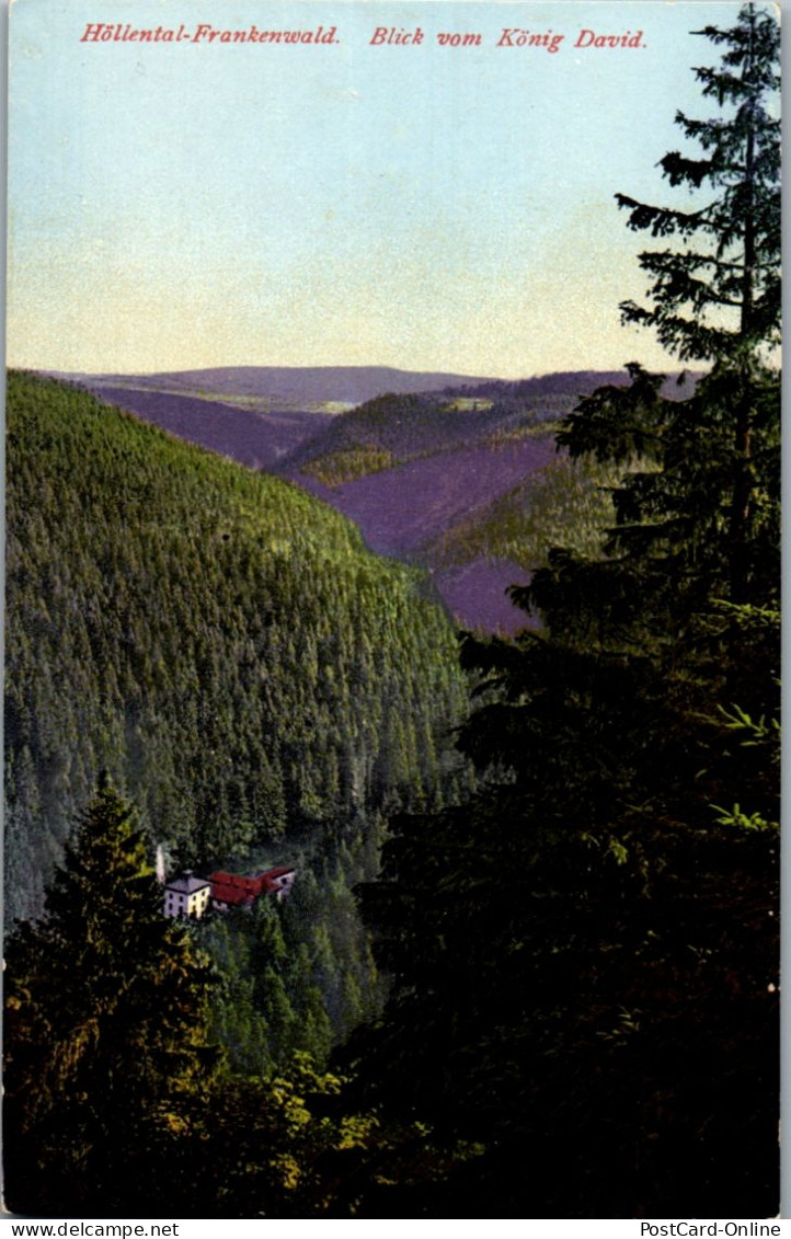 43582 - Deutschland - Höllental Frankenwald , Blick Vom König David - Nicht Gelaufen  - Höllental