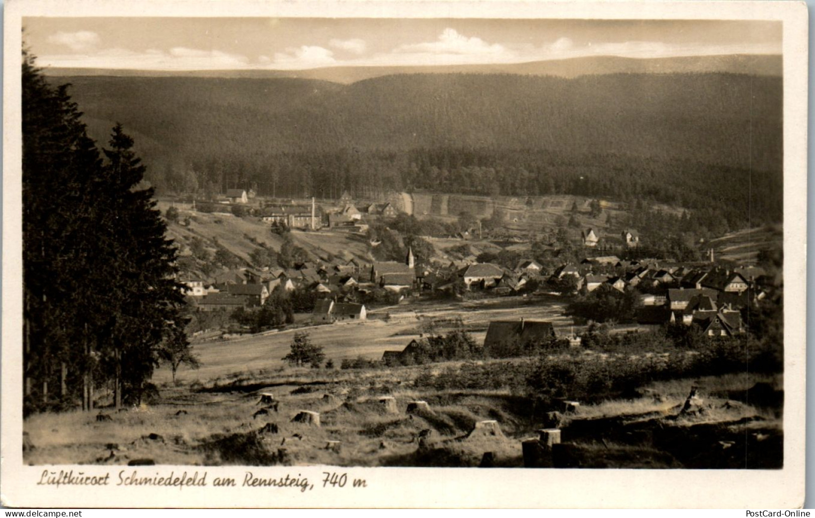 43577 - Deutschland - Schmiedefeld Am Rennsteig , Panorama - Nicht Gelaufen  - Schmiedefeld