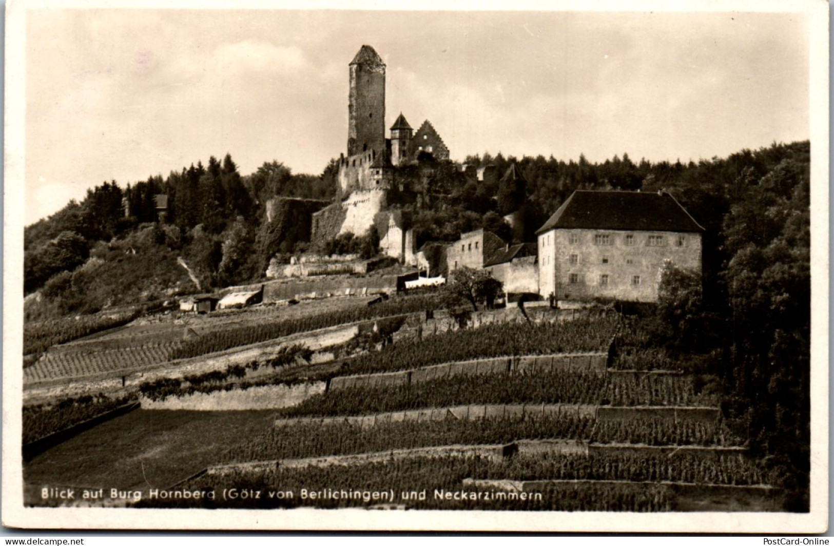 43564 - Deutschland - Neckarzimmern , Burg Hornberg , Götz Von Berlichingen - Gelaufen 1941 - Hornberg