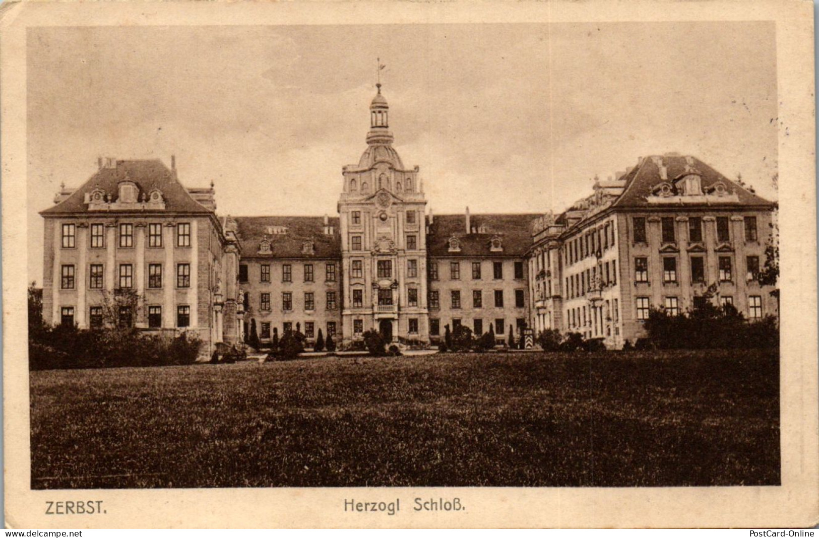 43532 - Deutschland - Zerbst , Herzoglisches Schloß - Gelaufen 1916 - Zerbst