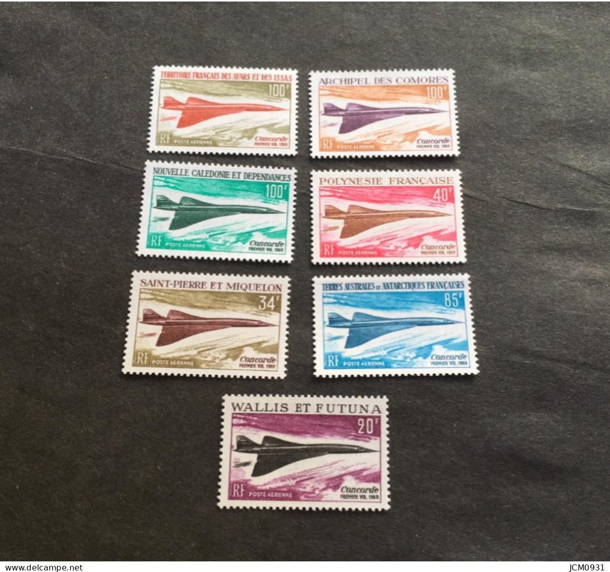 Grande Série Col. Concorde Série Complète Tous ** MNH Grand Luxe - C. 304,00 Eu - 1969 Avion Supersonique Concorde