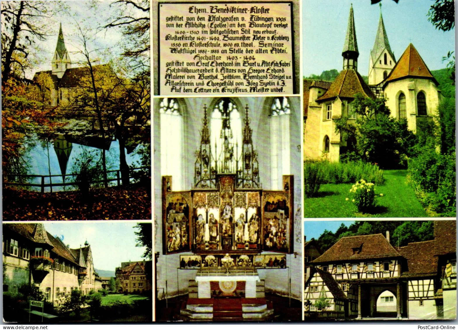 44355 - Deutschland - Blaubeuren , Ehem. Benediktiner Kloster Am Blautopf - Gelaufen 1972 - Blaubeuren