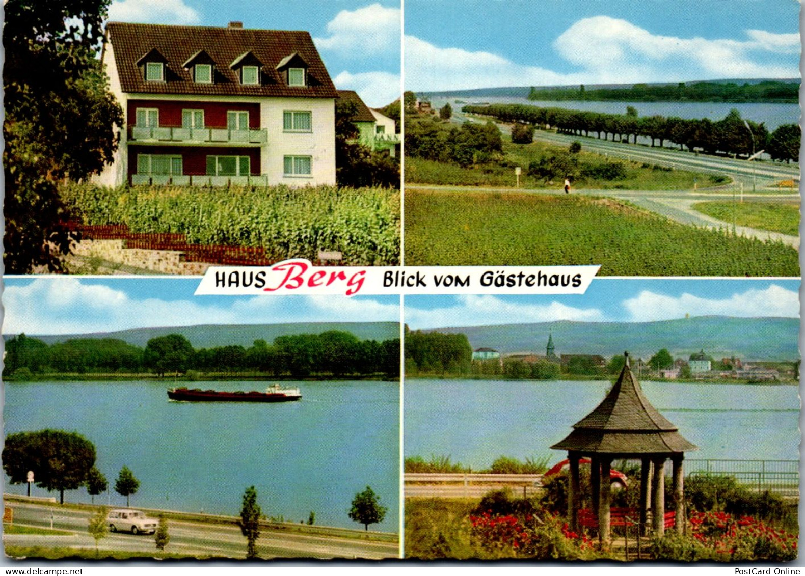 44291 - Deutschland - Mittelheim , Gasthaus Weingut Wilhelm Berg , Haus Berg - Nicht Gelaufen  - Oestrich-Winkel