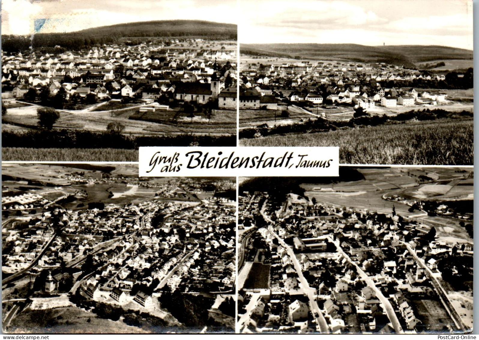 44285 - Deutschland - Bleidenstadt , Taunus , Mehrbildkarte , Panorama - Gelaufen  - Taunusstein