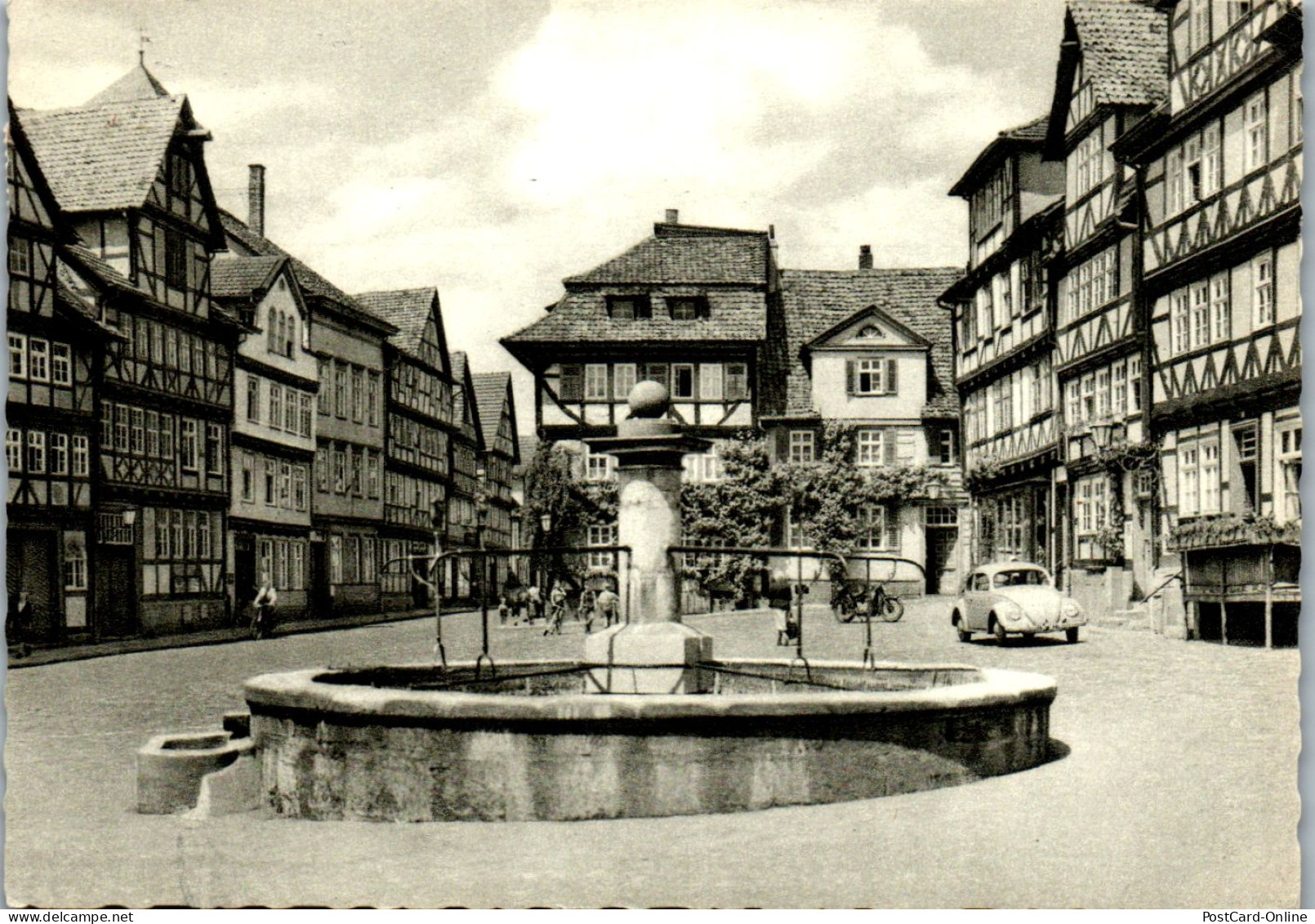 44256 - Deutschland - Bad Sooden Allendorf , Marktplatz , VW Käfer - Gelaufen  - Bad Sooden-Allendorf