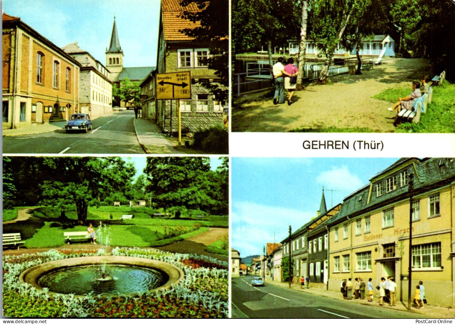 43983 - Deutschland - Gehren , Dimitroffstraße , Badeteich , Untere Marktstraße - Nicht Gelaufen  - Gehren