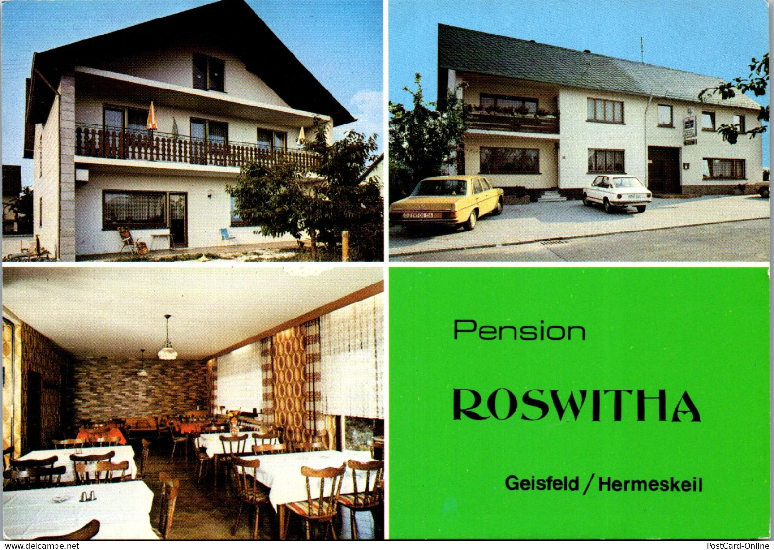 43964 - Deutschland - Geisfeld Hermeskeil , Pension Roswitha , Bes. B. Harig - Nicht Gelaufen  - Hermeskeil