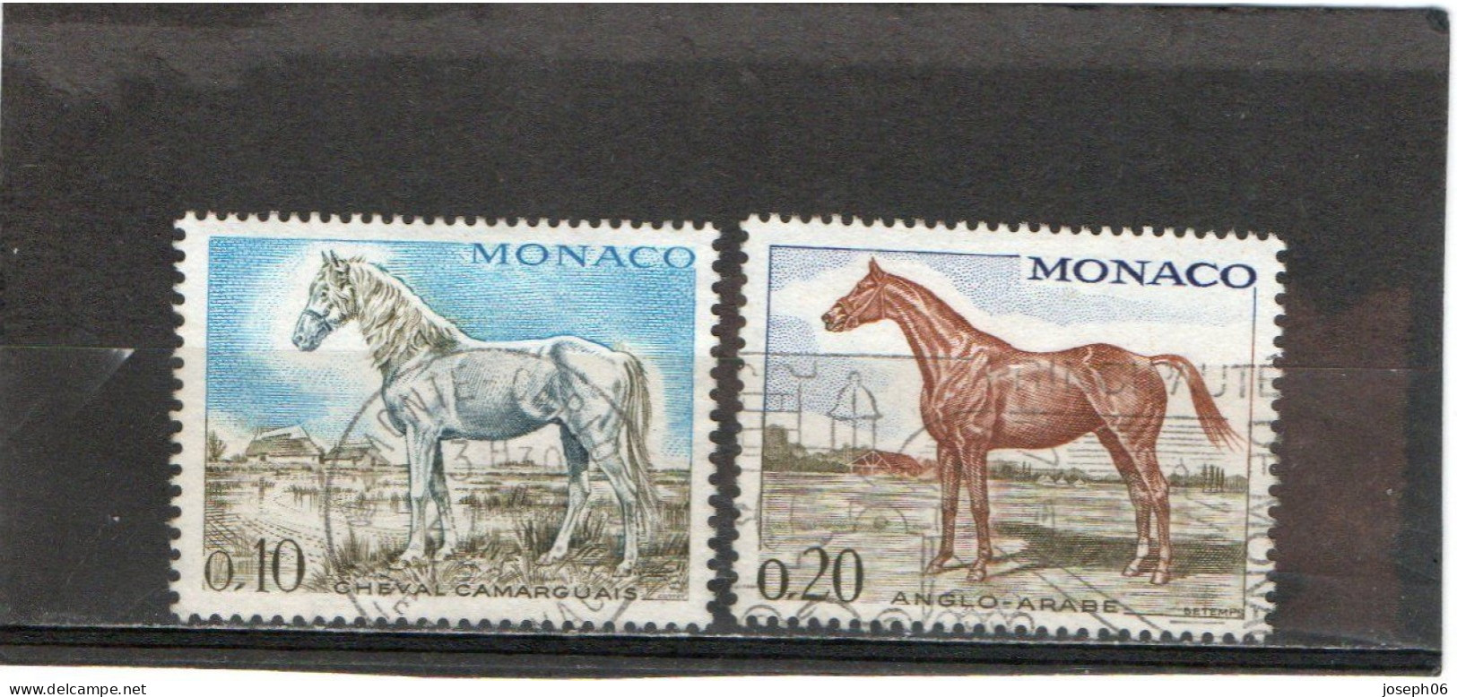 MONACO    1970  Y.T. N° 831 à 838  Incomplet  Oblitéré - Usati