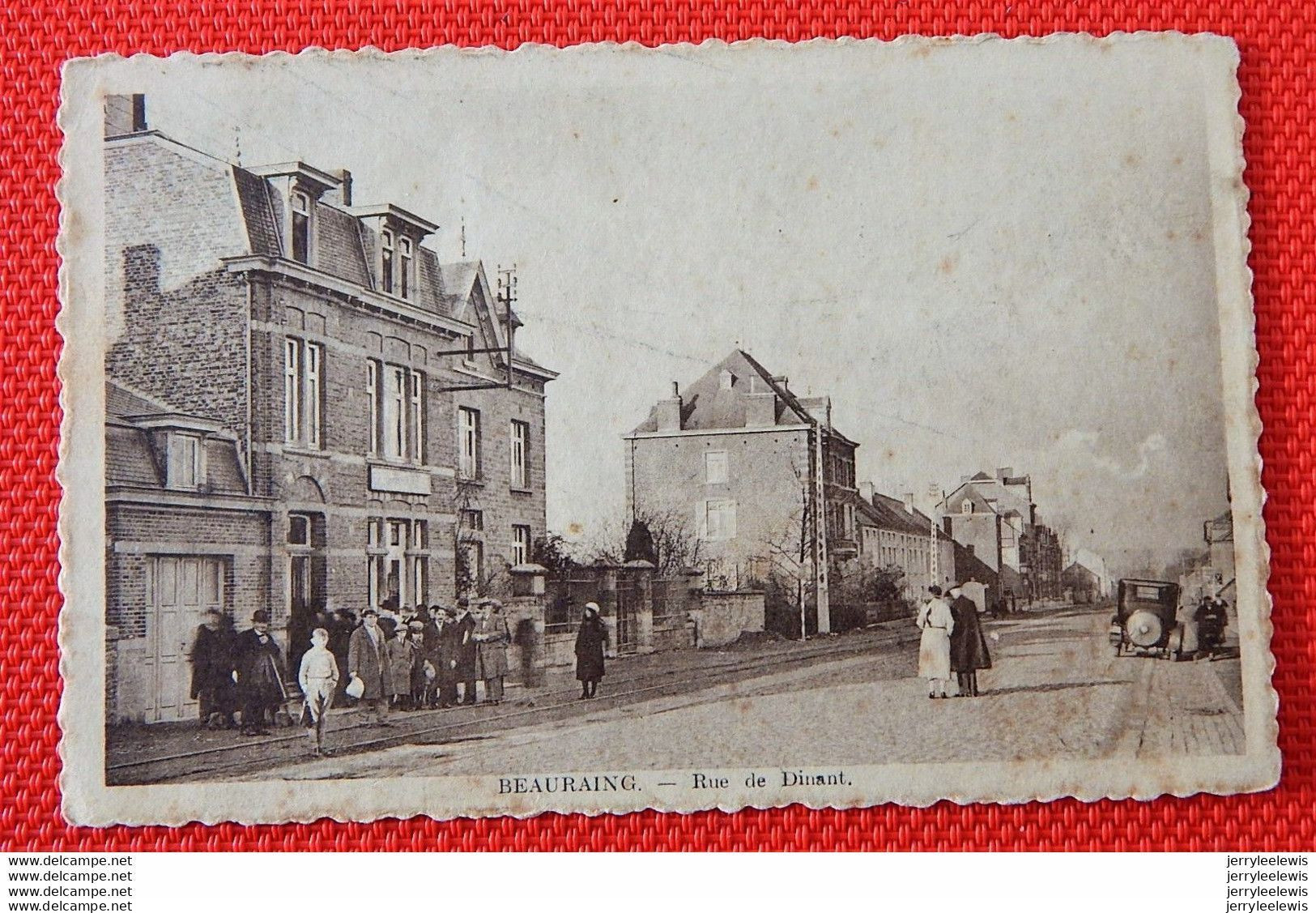 BEAURAING - Lot De 2 Cartes : " Vue Prise Des Terrasses Du Château " Et "  Rue De Dinant " - Beauraing