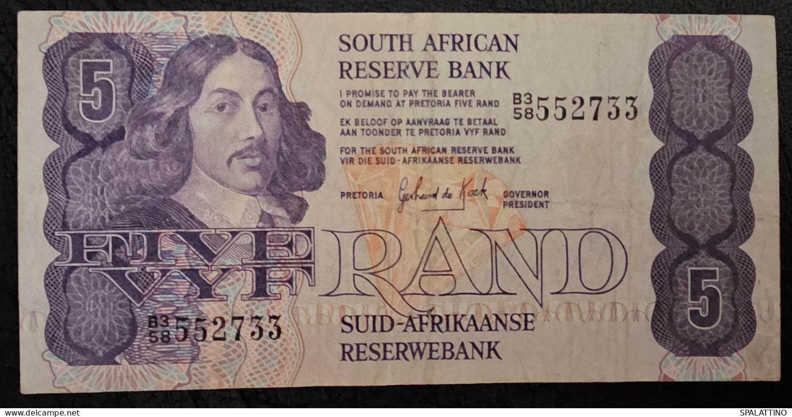 SOUTH AFRICA- 5 RAND 1978- 1994 - Sudafrica