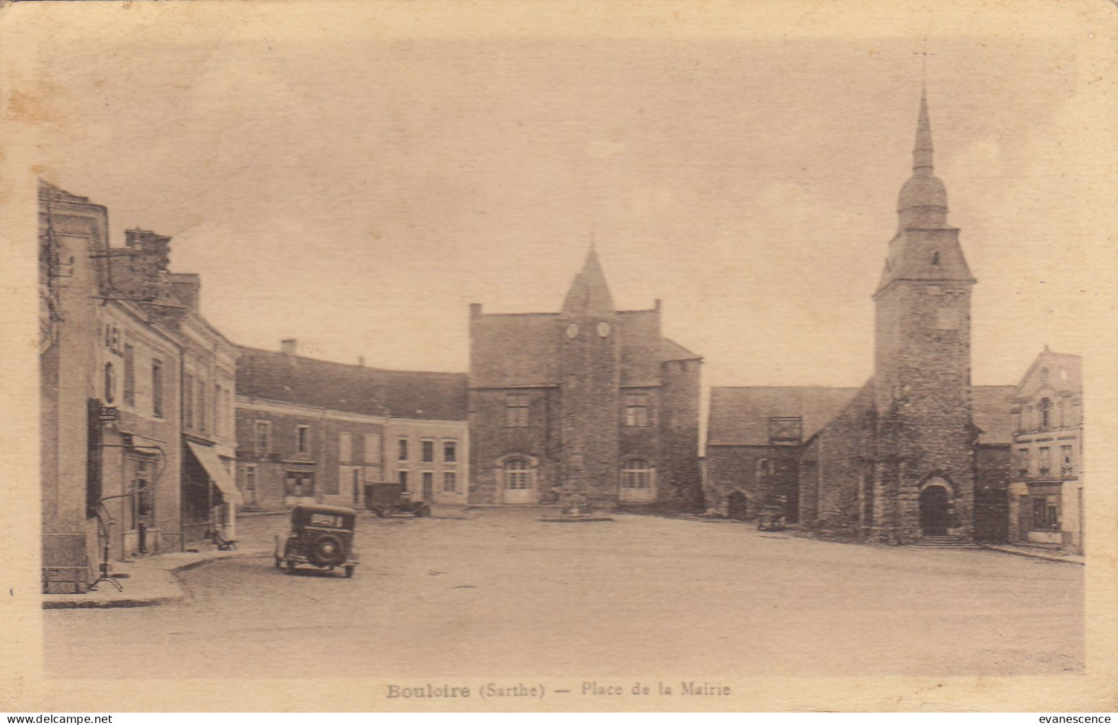 72 : Bouloire : Place De La Mairie   ///  Ref.  Sept.  23  // N° 27.522 - Bouloire