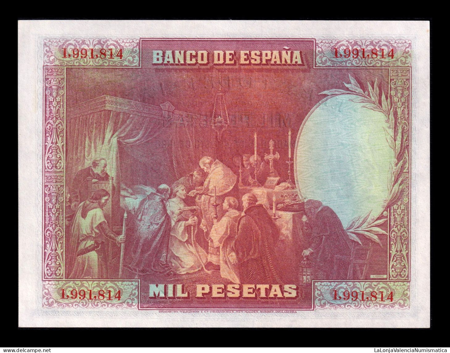 España Spain 1000 Pesetas San Fernando 1928 Pick 78 Sc Unc - 1000 Pesetas