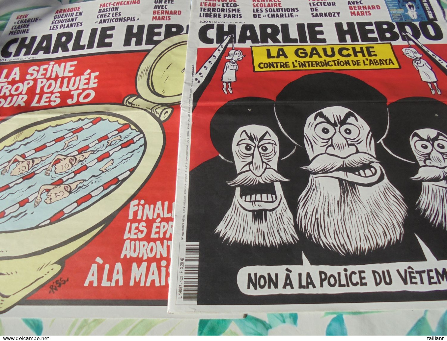 Lot De 8 Revues " Charlie Hebdo " - Humor