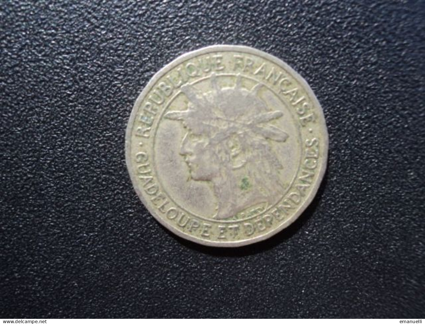 GUADELOUPE : 1 FRANC   1903     G.57 / KM 46      TTB - Guadalupa E Martinica