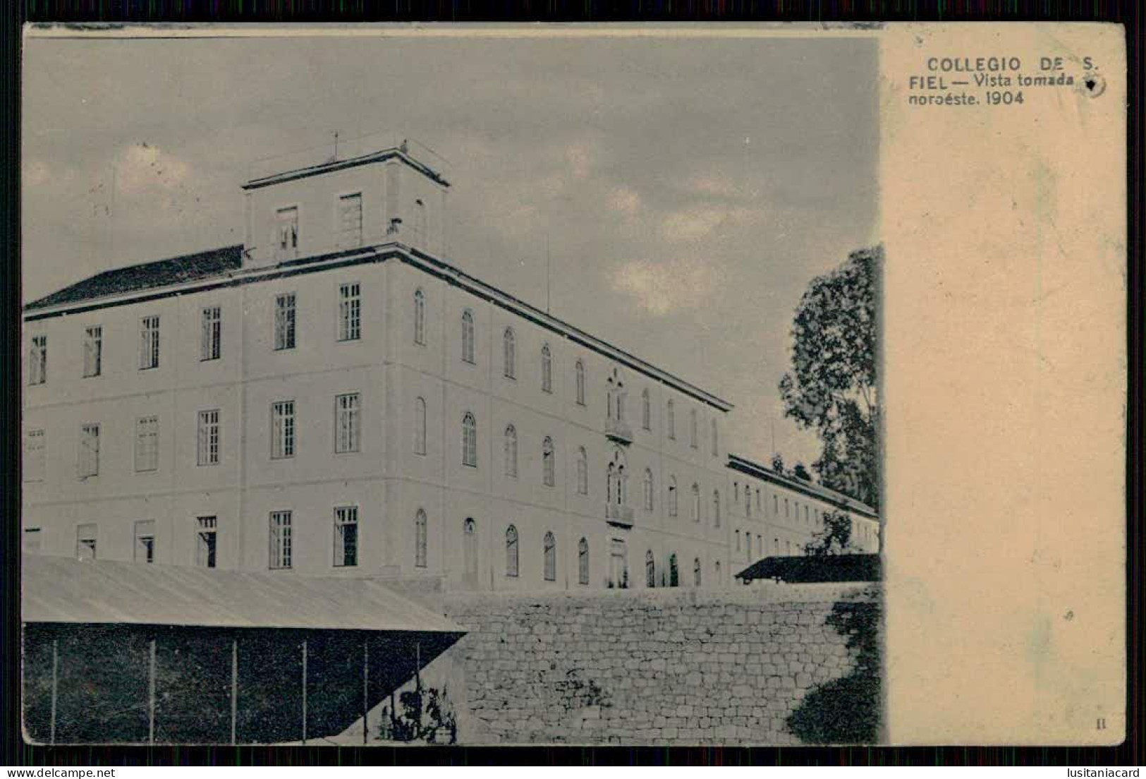 LOURIÇAL DO CAMPO -ESCOLAS - Collegio De S. Fiel - Vista Tomada De Noroéste.1904 Carte Postale - Castelo Branco