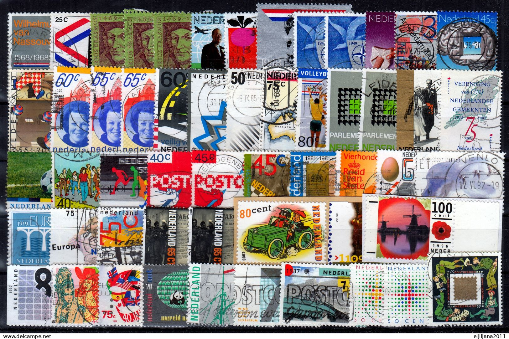 SALE !! 50 % OFF !! ⁕ Netherlands 1968 - 2000 ⁕ Collection / Lot ⁕ 70v Used + 16v MNH - Collections