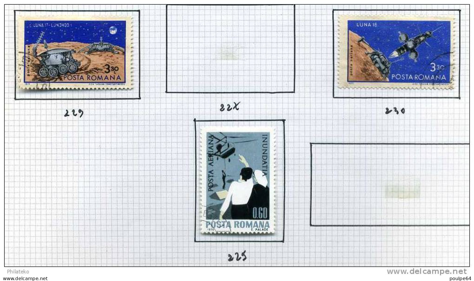 11 Timbres De Roumanie - Poste Aérienne - Used Stamps