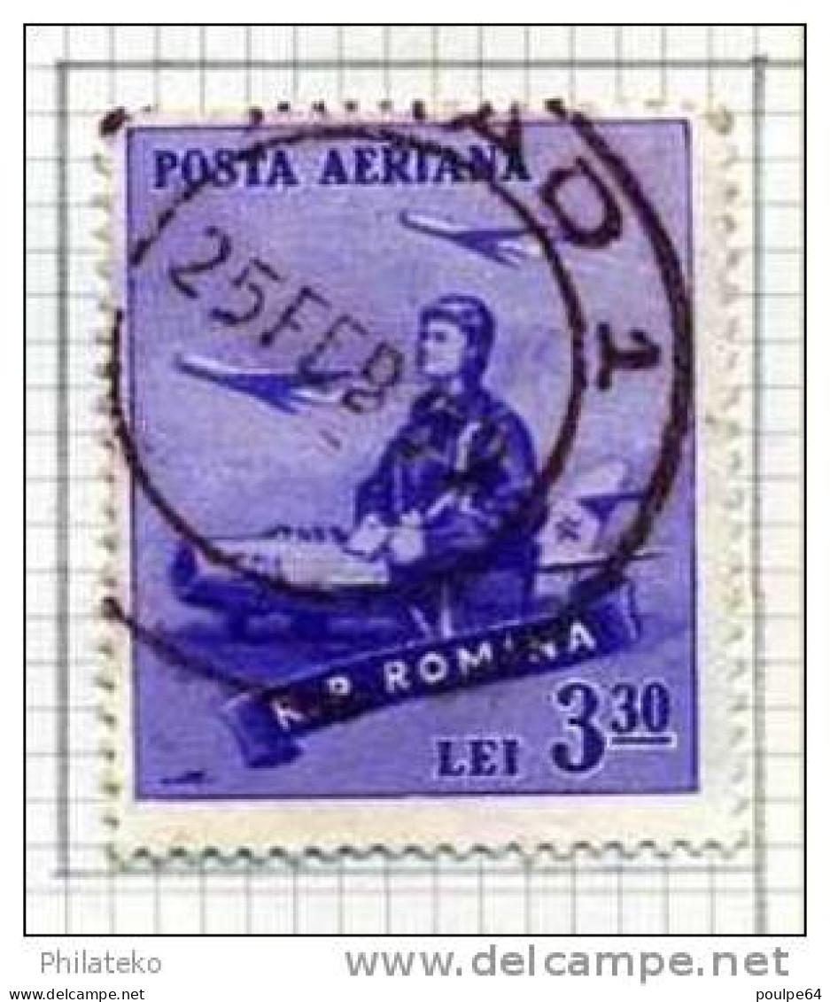 26 Timbres De Roumanie - Poste Aérienne - Usati
