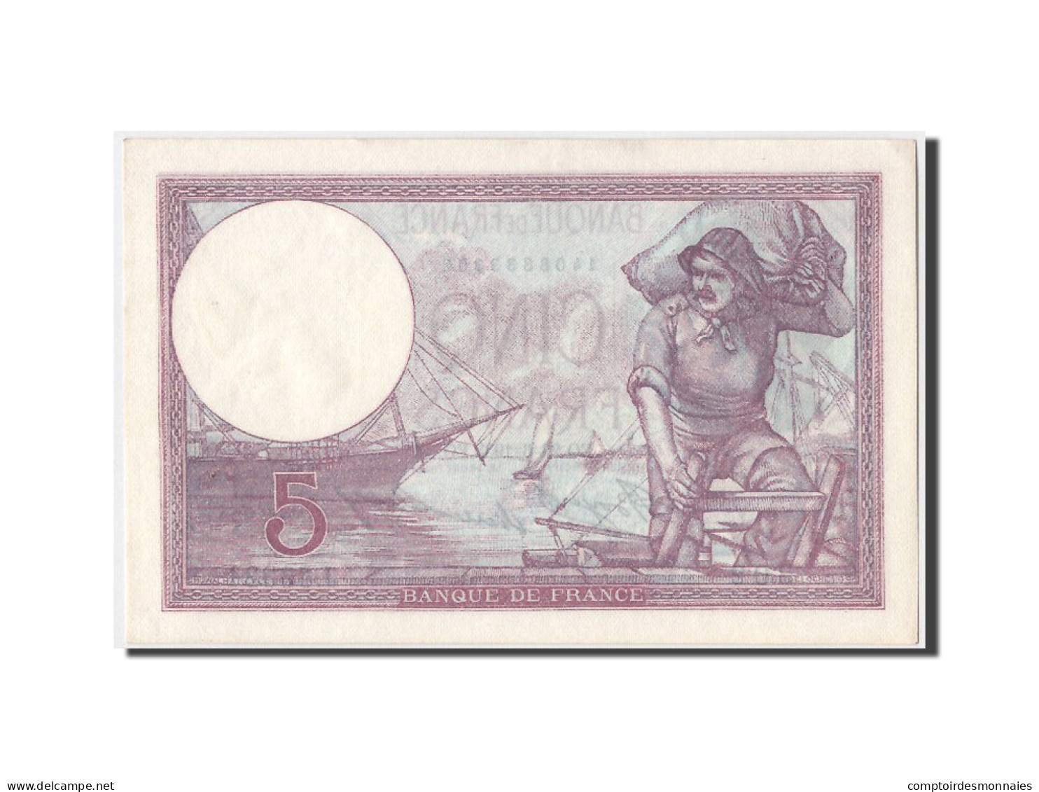 Billet, France, 5 Francs, 5 F 1917-1940 ''Violet'', 1933, 1933-06-22, NEUF - 5 F 1917-1940 ''Violet''