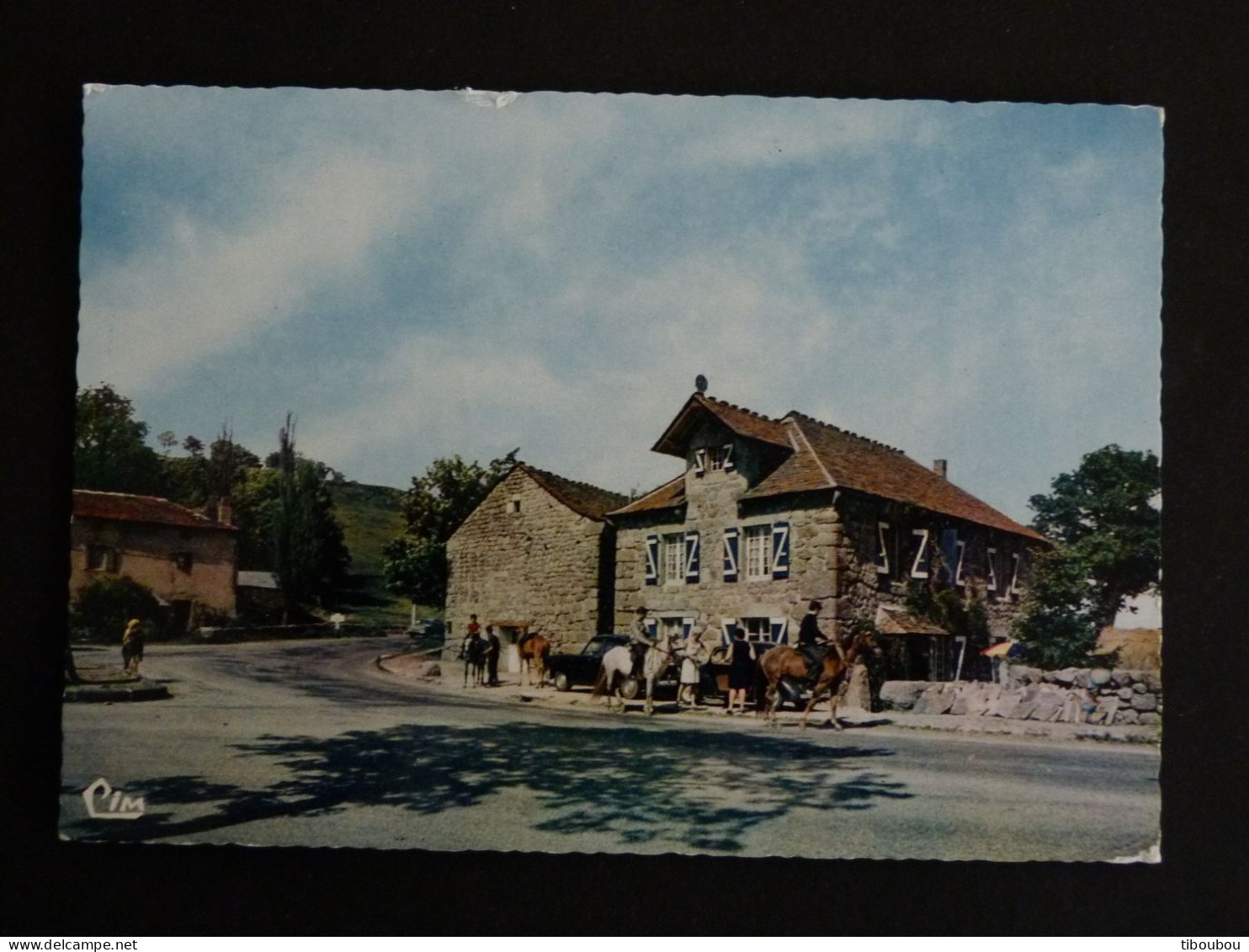 L'HABITARELLE - LOZERE - PAR CHATEAUNEUF DE RANDON - LE DEPART DE LA PROMENADE A CHEVAL - Chateauneuf De Randon