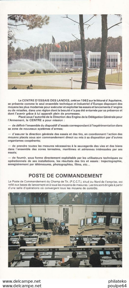 Prospectus Du Centre D'Essais Des Landes ( C.E.L.) - Aviation