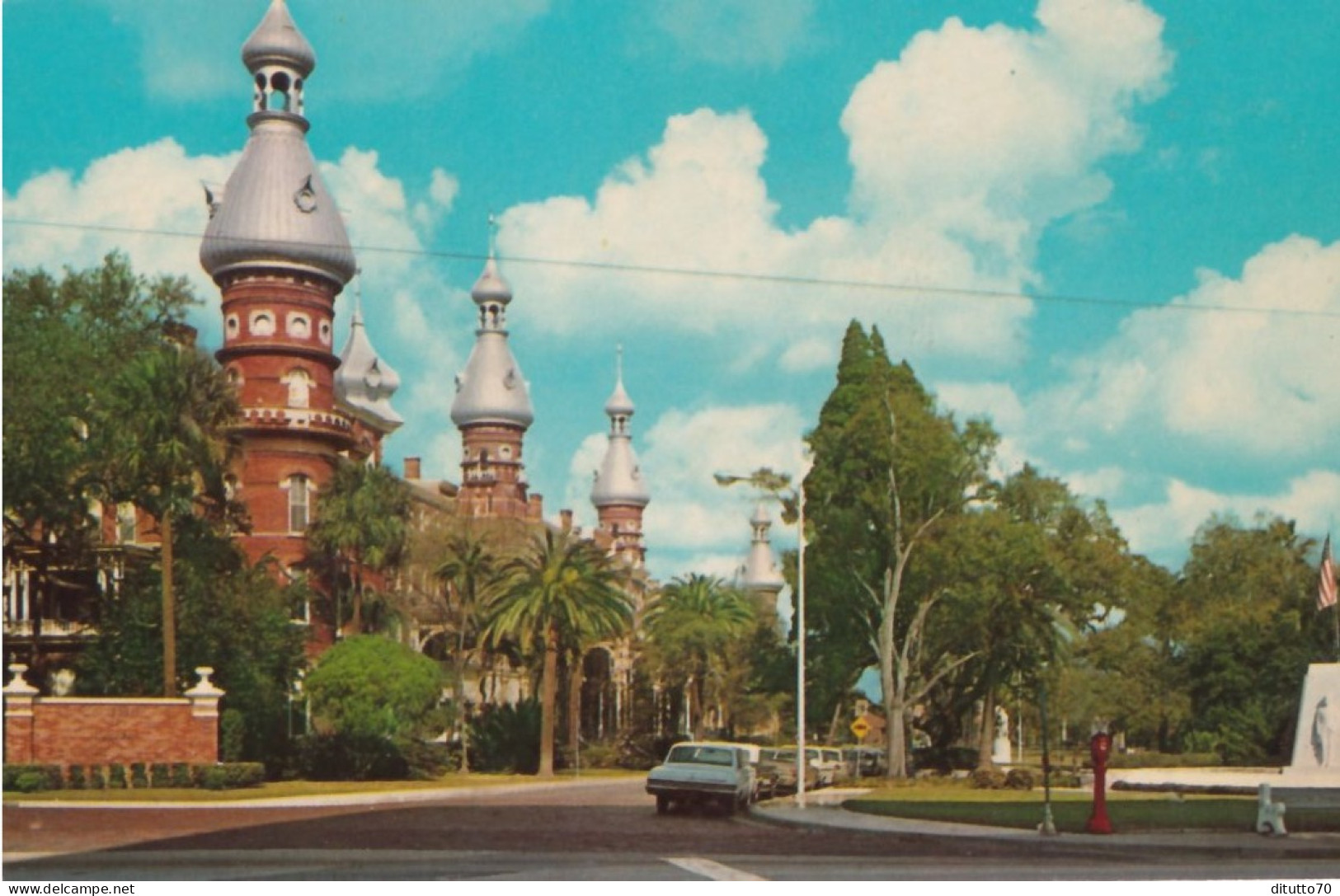 Historic Univerity Of Tampa - Florida - Formato Piccolo Viaggiata Mancante Di Affrancatura – FE390 - Tampa