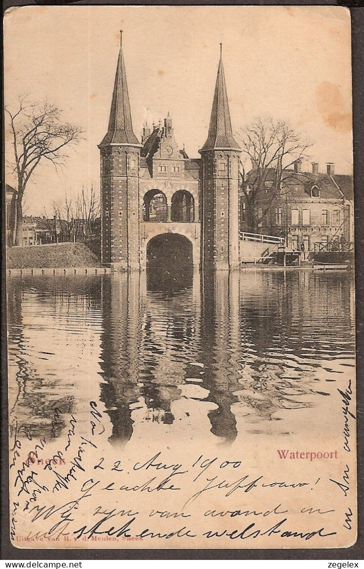 Sneek - Waterpoort - 1900 (!!) - Sneek