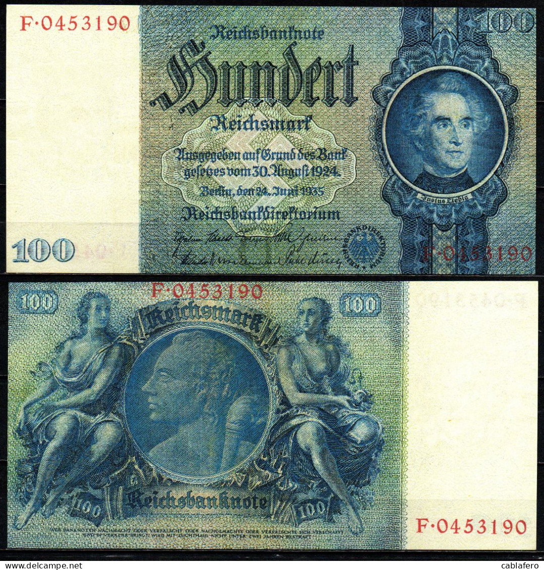 GERMANIA TERZO REICH - 1935 - HUNDERT REICHSMARK - REPLICA - 100 Reichsmark