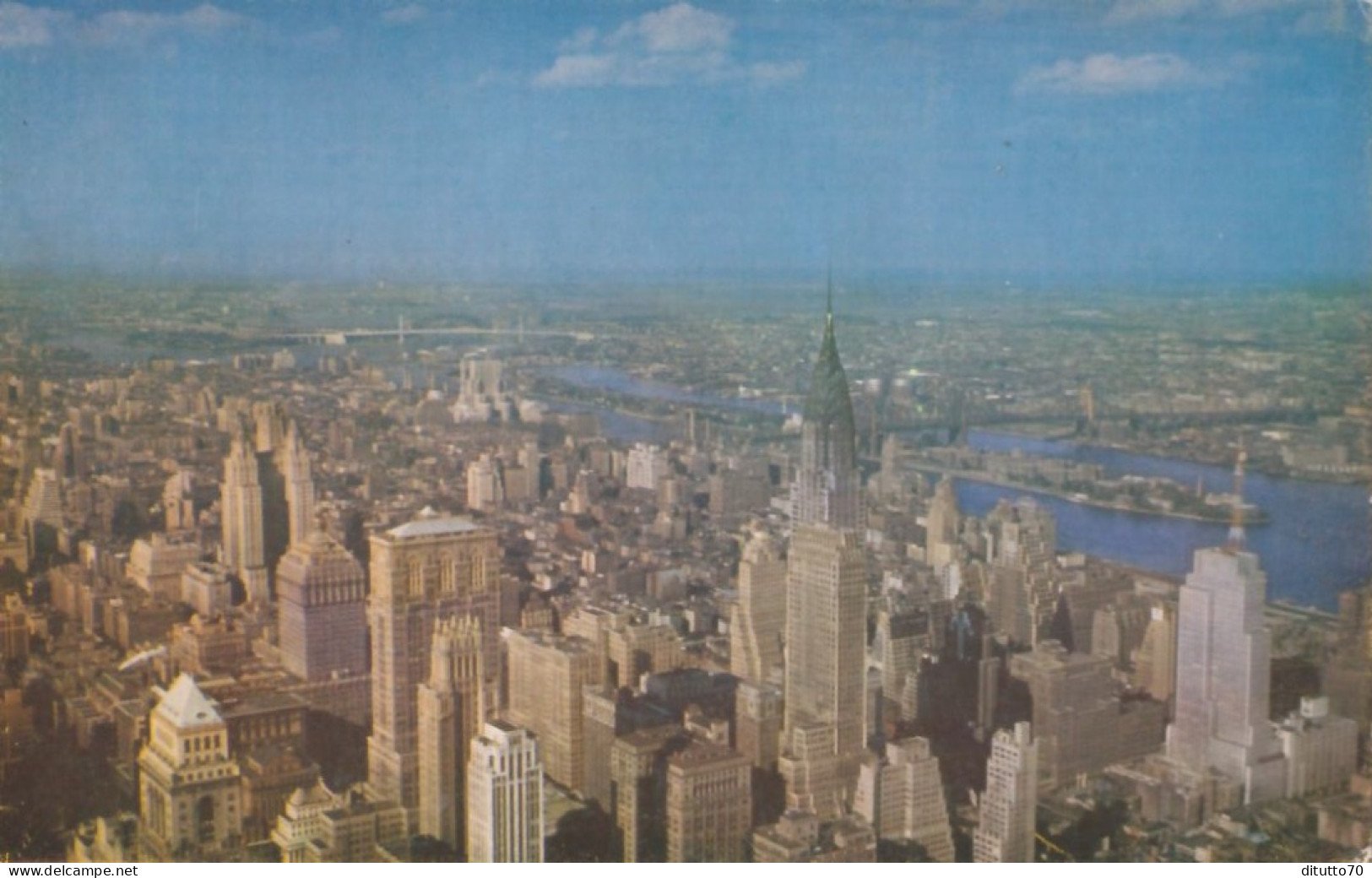 North East View The Empire State Bulding - New York City - Formato Piccolo Non Viaggiata – FE390 - Empire State Building