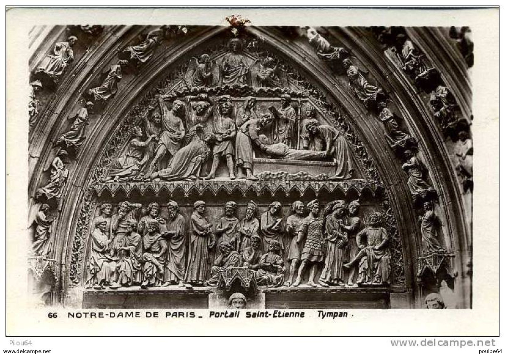 Portail Saint-Étienne - Tympan - Notre Dame De Paris