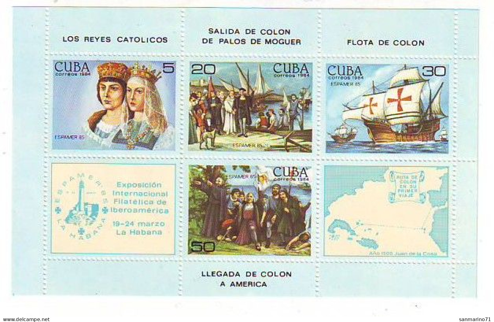 CUBA Block 86,unused,ships - Blocks & Sheetlets