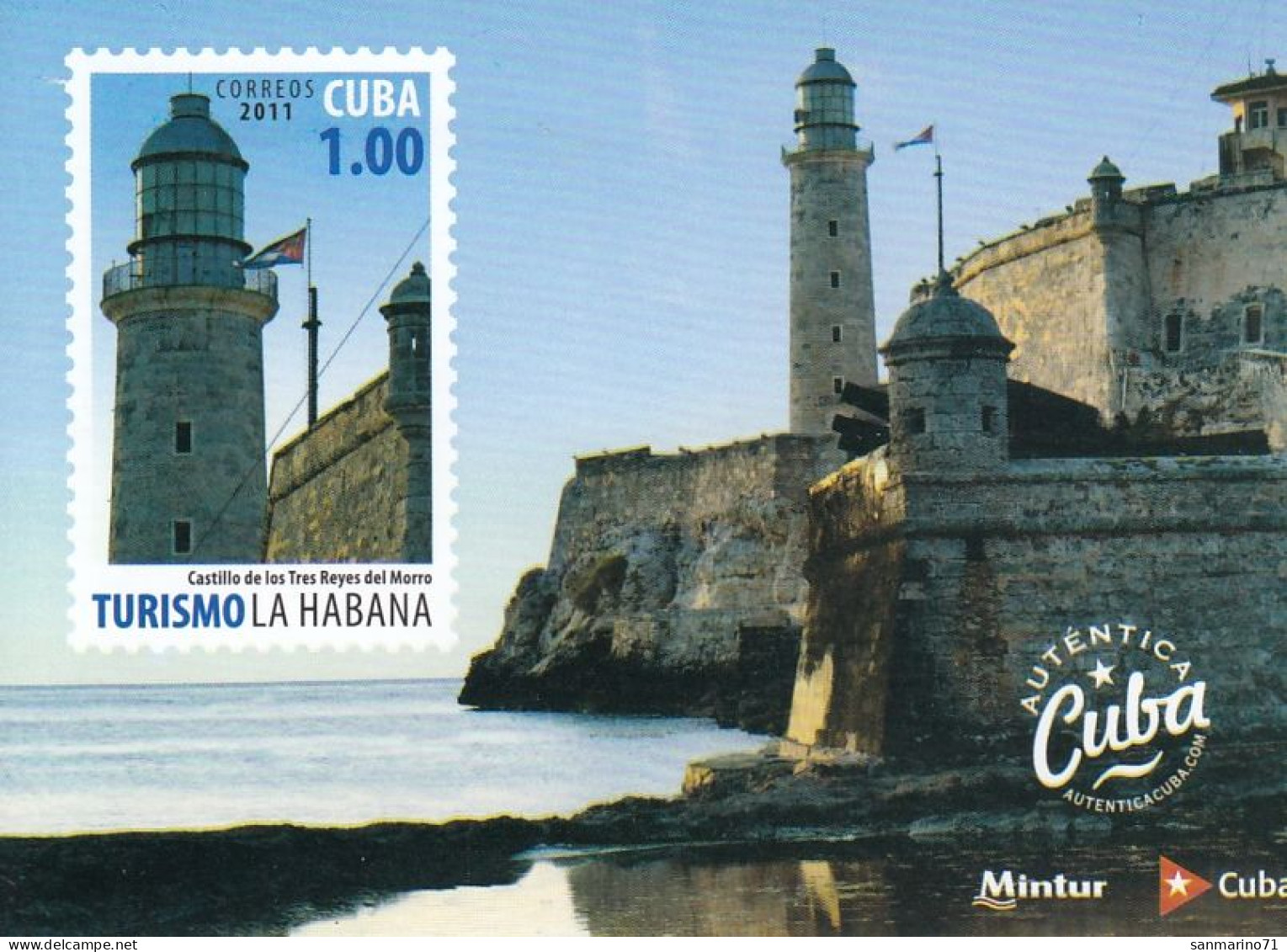 CUBA Block 289,unused,lighthouses - Blocs-feuillets