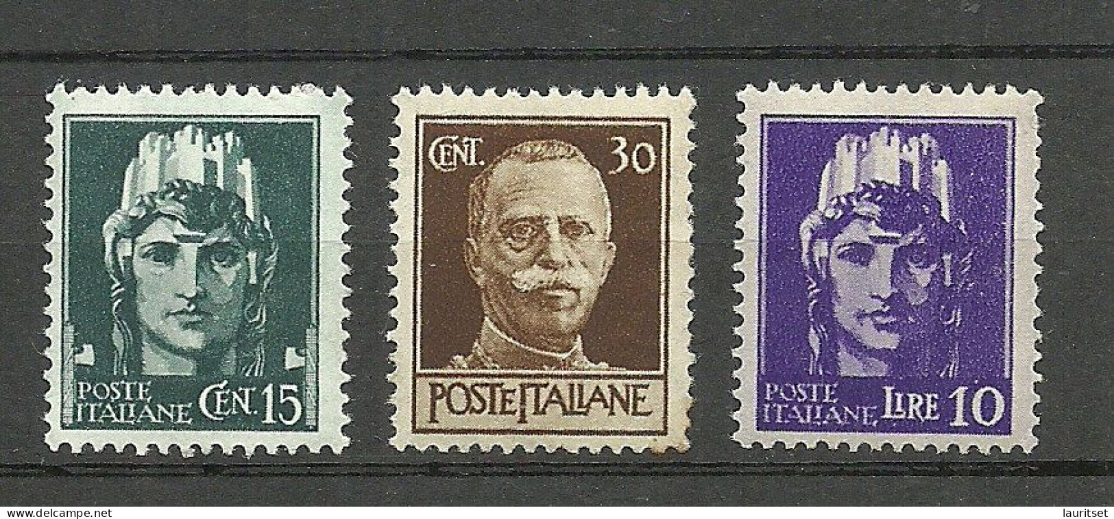 ITALY Italia 1929-1945 Michel 302 & 305 & 314 MNH - Storia Postale (Zeppelin)