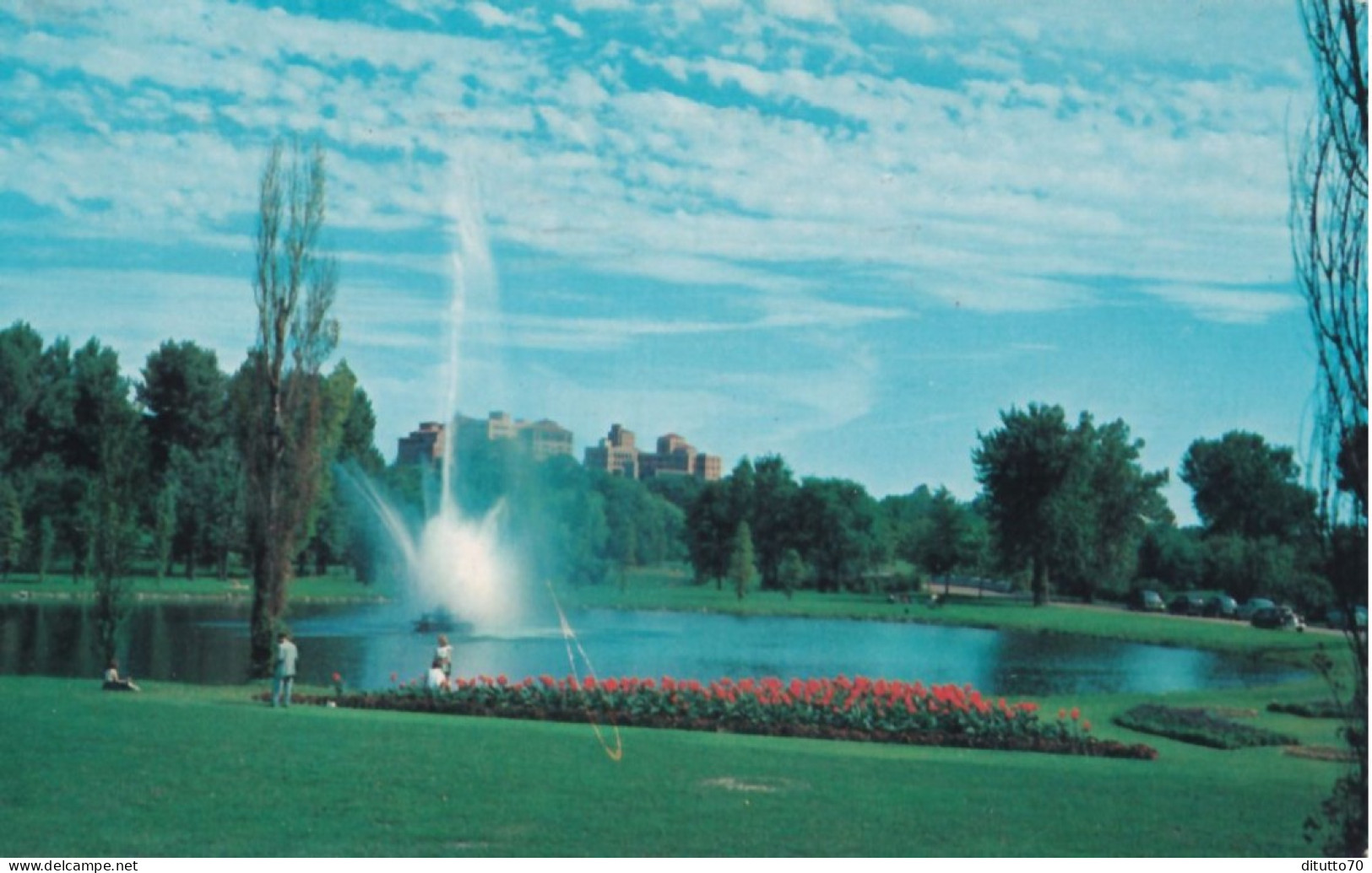 Round Lake Forest Park - St.louis Mo - Formato Piccolo Viaggiata – FE390 - St Louis – Missouri