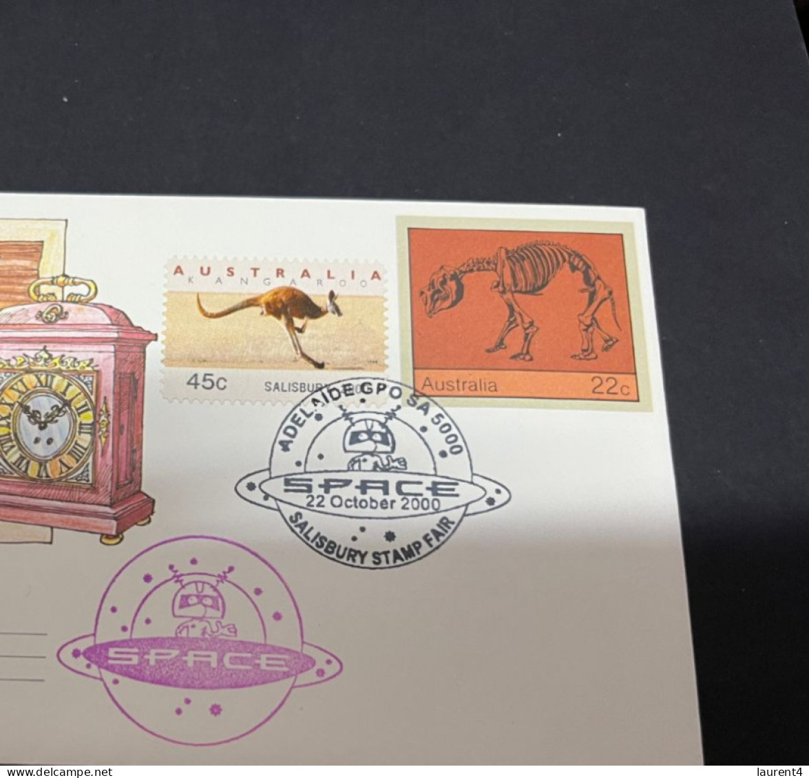 3-10-2023 (3 U 14) Australia FDC - 2010 - Salisbury 2008 Kangaroo Stamp - Dinosaur 22 Cents (space Postmark) - Other & Unclassified