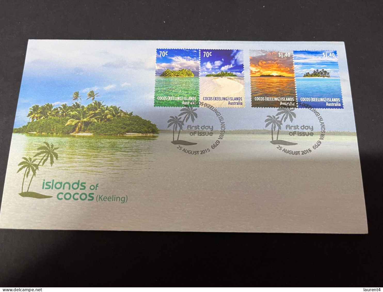3-10-2023 (3 U 14) Australia - FDC - Cocos (Keeling) Islands - 2015 - Cocos (Keeling) Islands