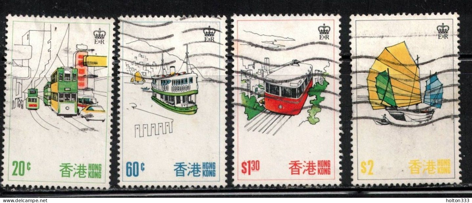 HONG KONG Scott # 338-41 Used - Transportation System - Used Stamps