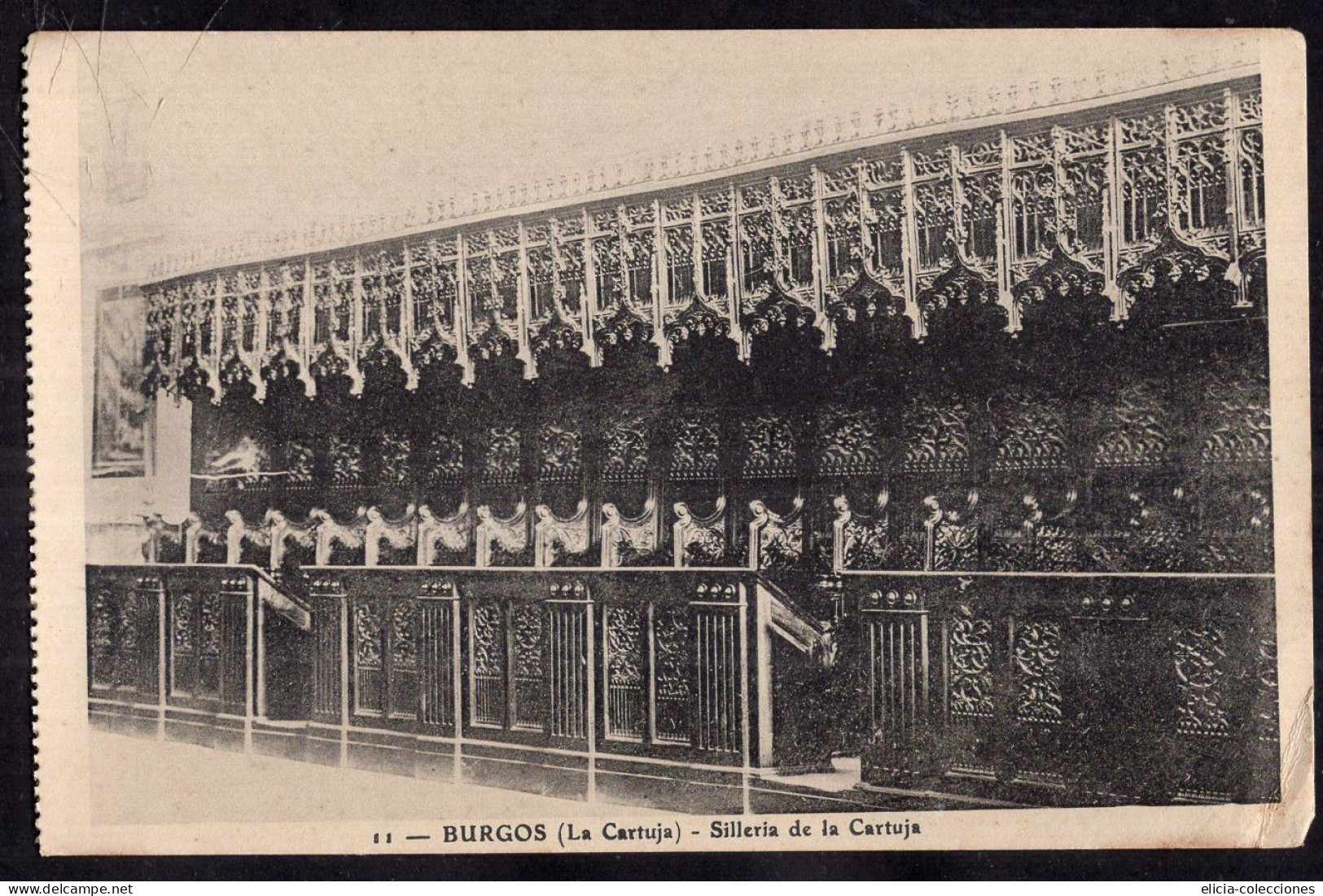 España - Circa 1920 - Postcard - Burgos - La Cartuja - Cartuja Stalls - Burgos