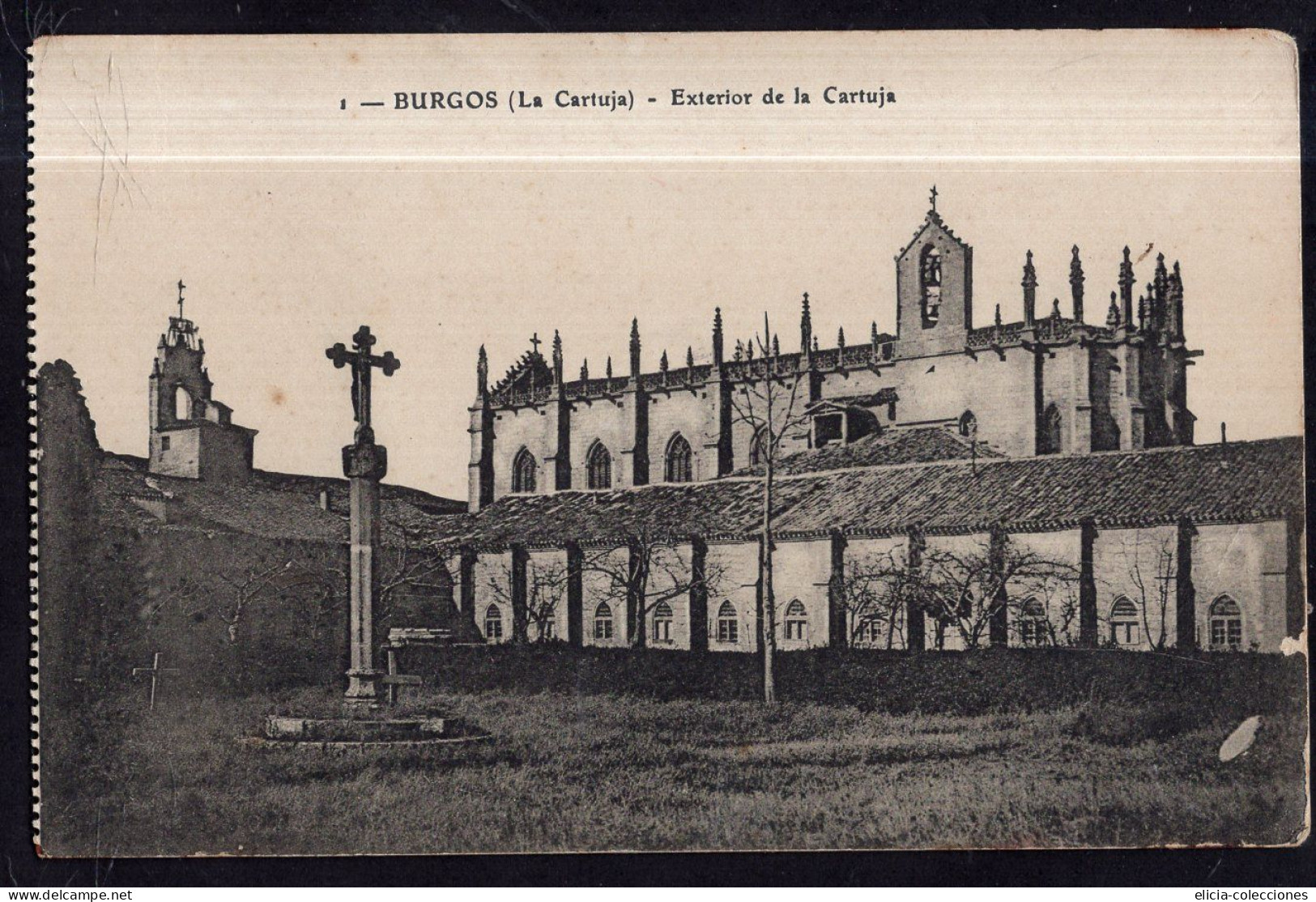 España - Circa 1920 - Postcard - Burgos - La Cartuja - Exterior - Burgos