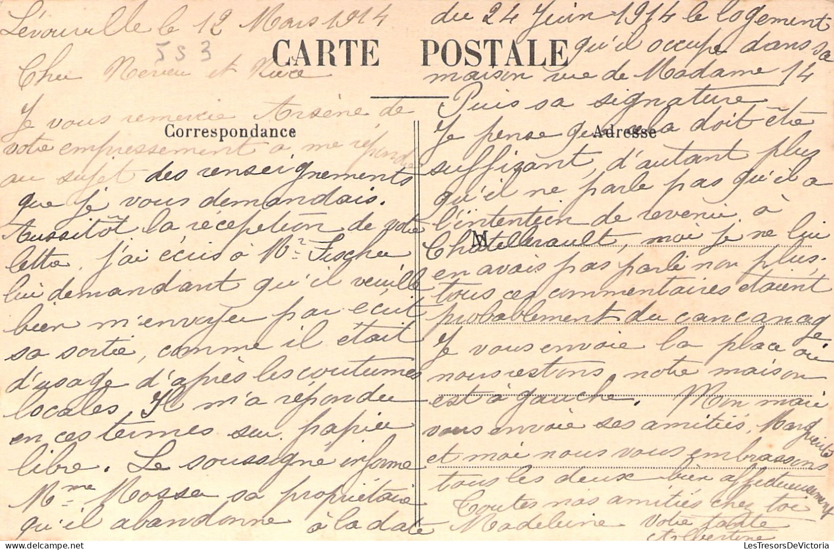 FRANCE - Lerouville - Hotel De Ville Et écoles - Carte Postale Ancienne - - Lerouville