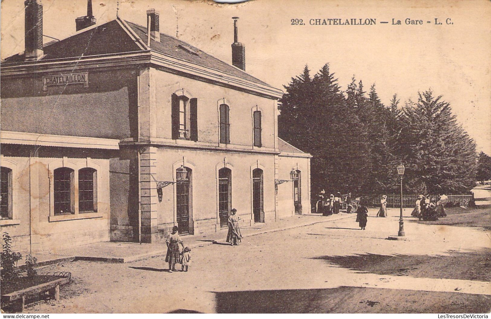 FRANCE - Chatelaillon - La Gare - Animé - Carte Postale Ancienne - - Châtelaillon-Plage