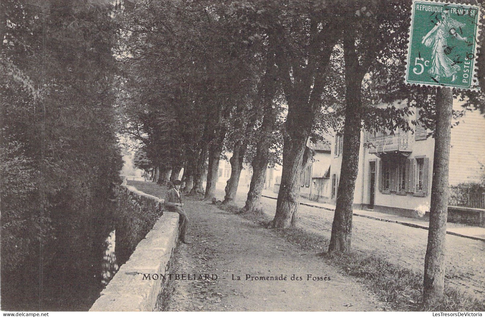 FRANCE - Montbeliard - La Promenade Des Fossés - Carte Postale Ancienne - - Montbéliard