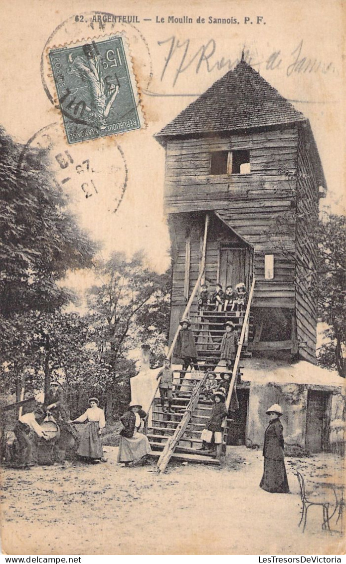 FRANCE - Argenteuil - Le Moulin De Sannois - Animé - Carte Postale Ancienne - - Argenteuil