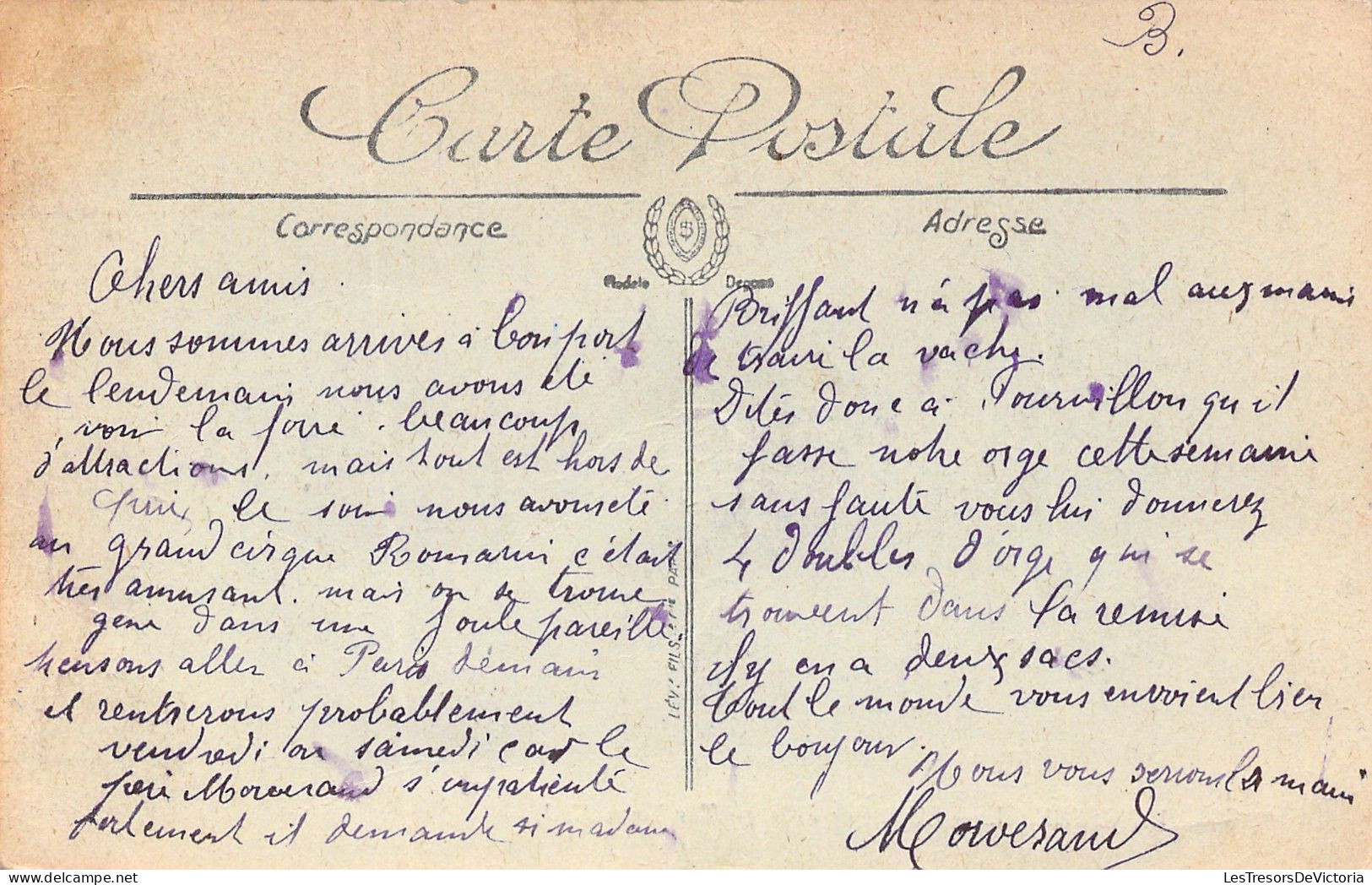 FRANCE - Montereau - L'hotel De Ville - Animé - Carte Postale Ancienne - - Montereau