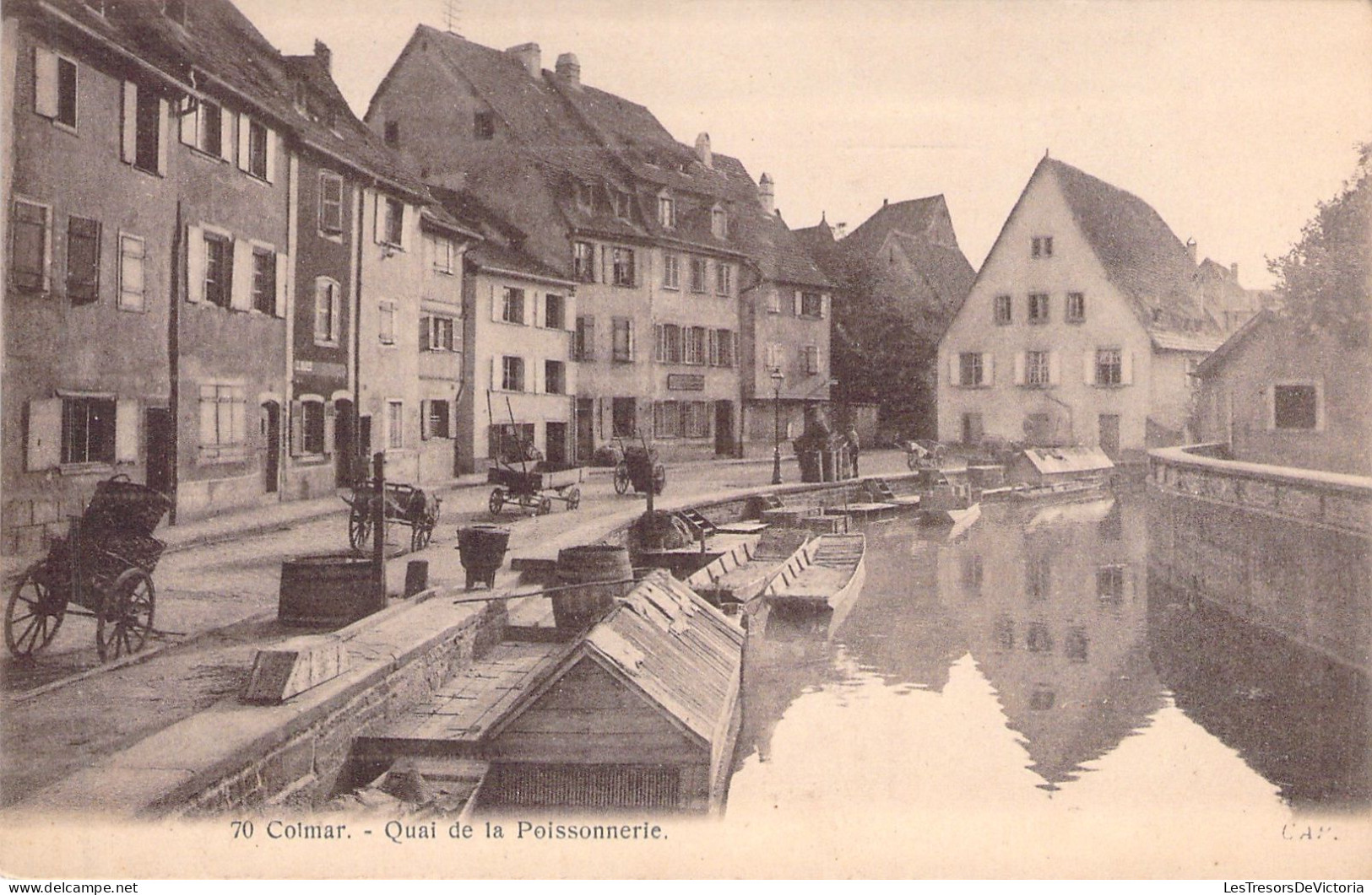 FRANCE - Colmar - Quai De La Poissonnerie - Carte Postale Ancienne - - Colmar