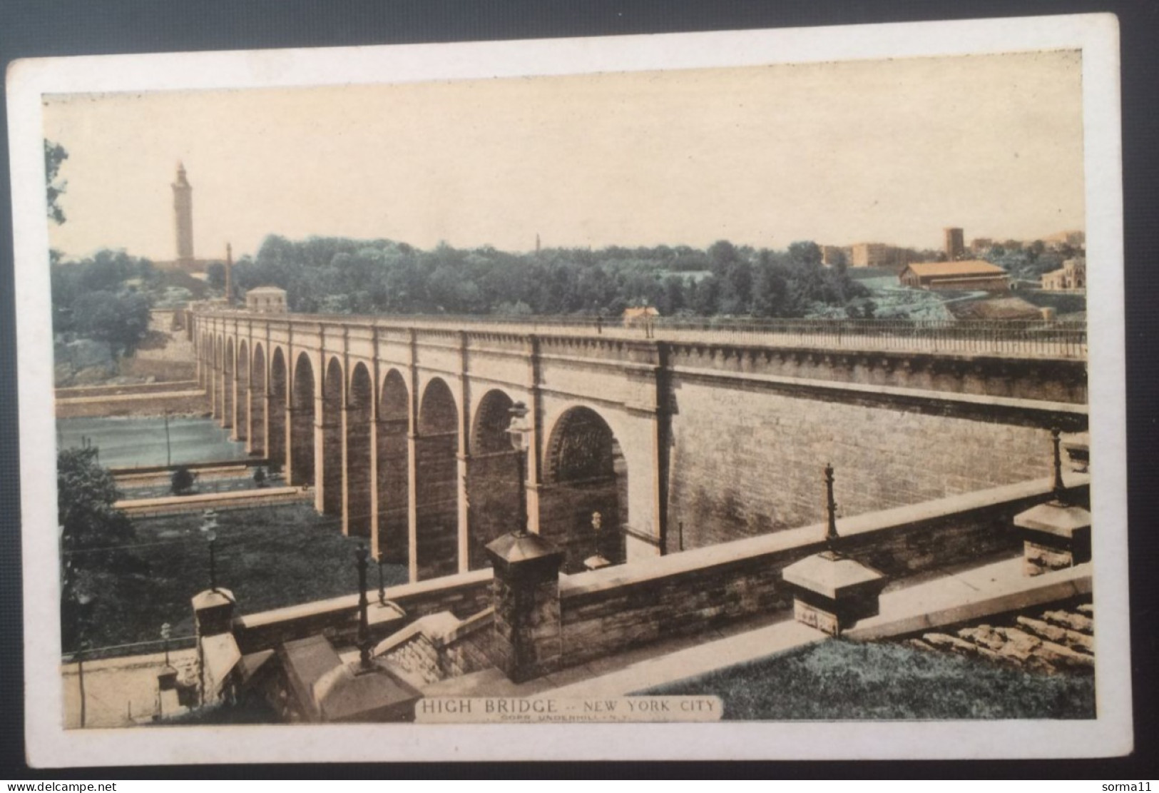 CPA NEW YORK (Etats Unis) High Bridge - Bruggen En Tunnels