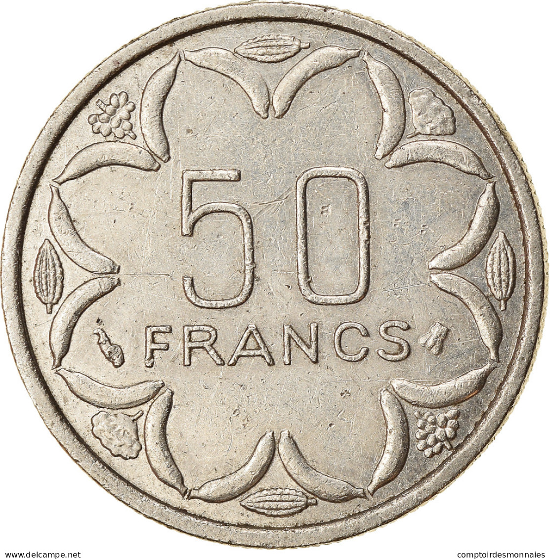 Monnaie, États De L'Afrique Centrale, 50 Francs, 1996, Paris, TTB, Nickel - Camerun