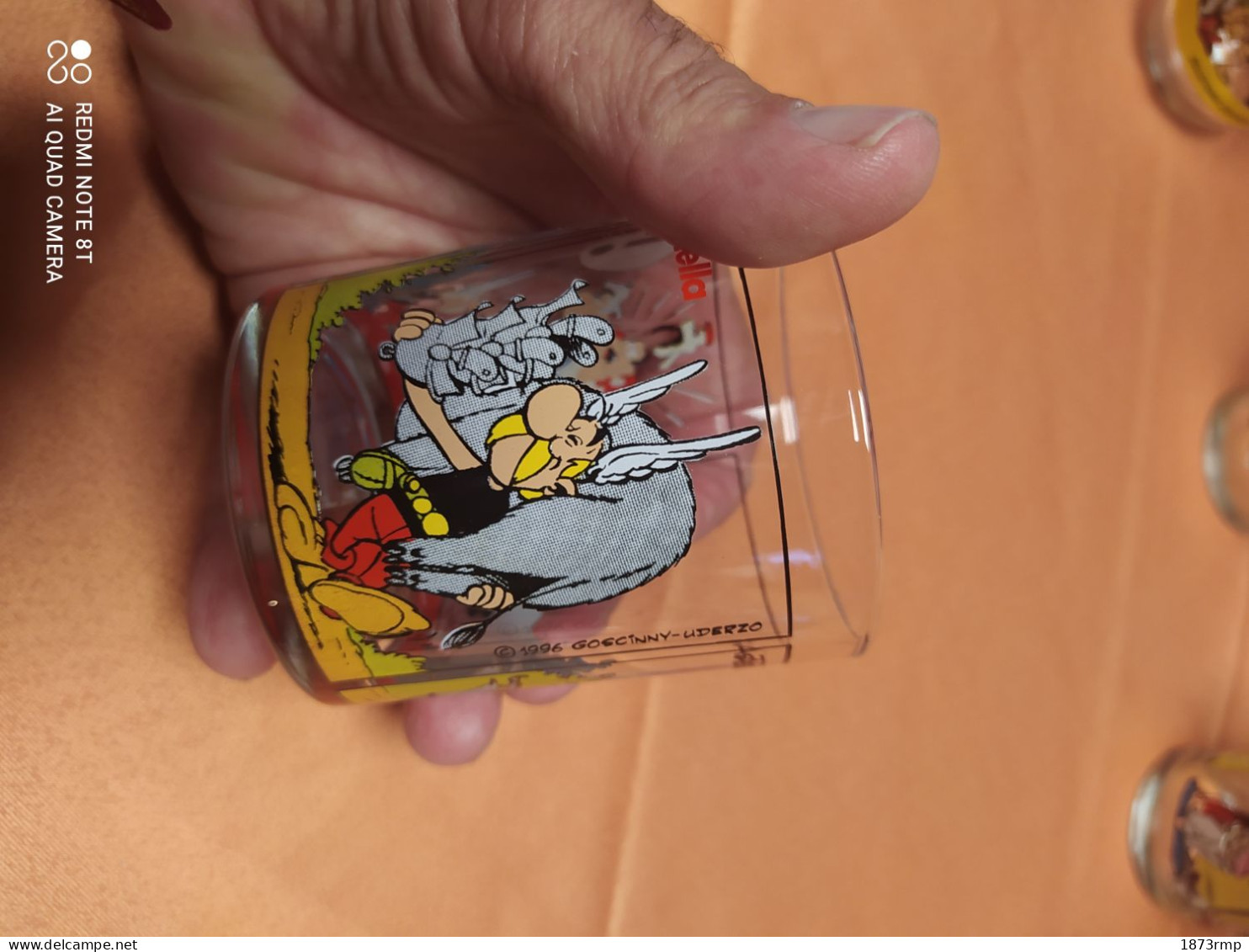 VERRE ASTERIX ET OBELIX, LA CHASSE GOSCINY UDERZO® NUTELLA® 1996 - Eetgerei